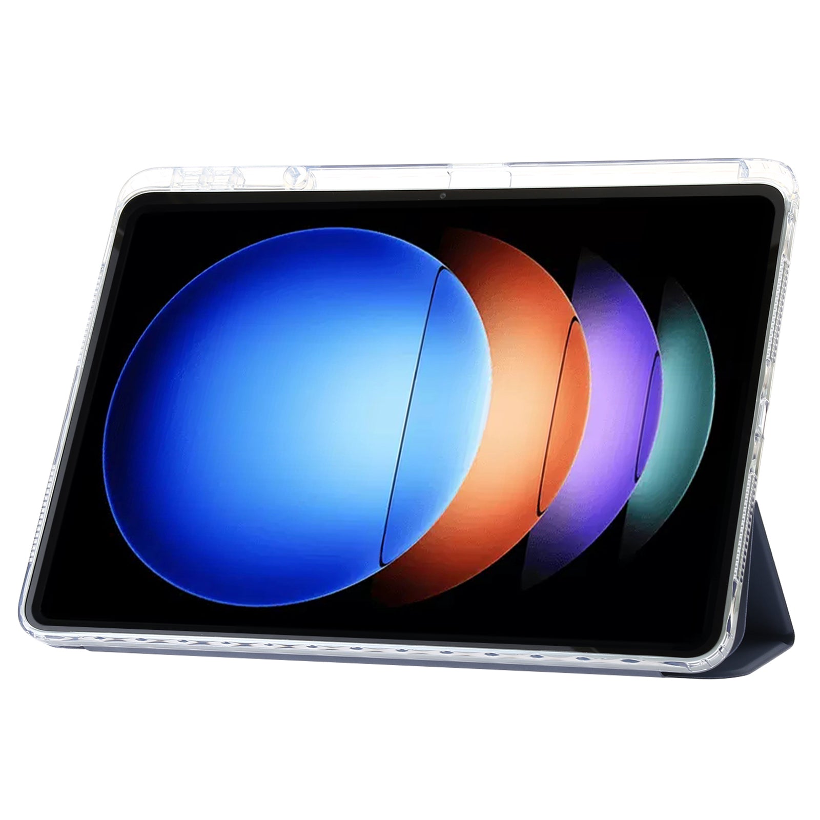 For Xiaomi Pad 6S Pro 12.4 Anti-scratch Case TPU+Acrylic+PU Tablet Cover with Tri-fold Stand For Xiaomi Pad 6S Pro 12.4 Anti-scratch Case TPU+Acrylic+PU Tablet Cover with Tri-fold Stand
